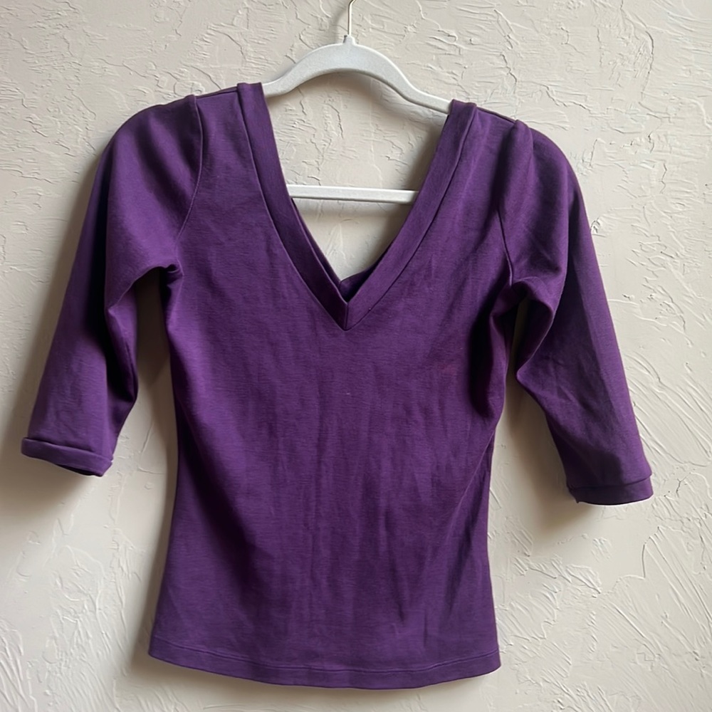 Purple shirt